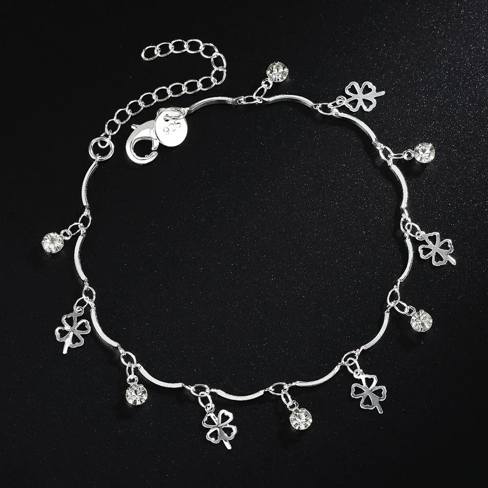 Pulseira de Prata 925 com Estrelas