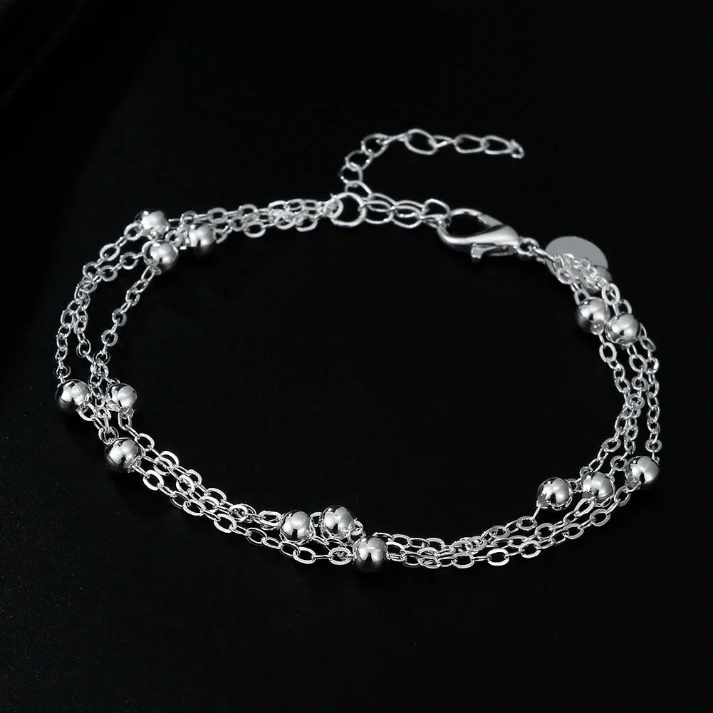 Pulseira de Prata 925 com Estrelas