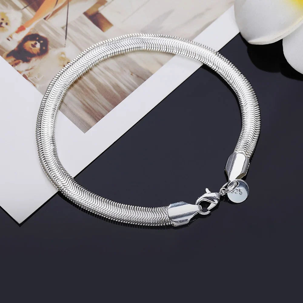 Pulseira de Prata 925 com Estrelas