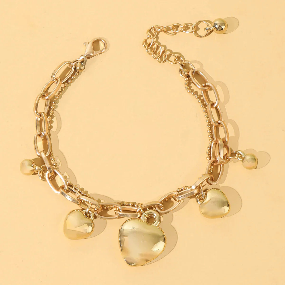 Pulseira Coração Ouro - Lux