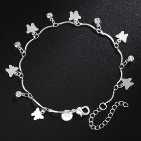 Pulseira de Prata 925 com Estrelas