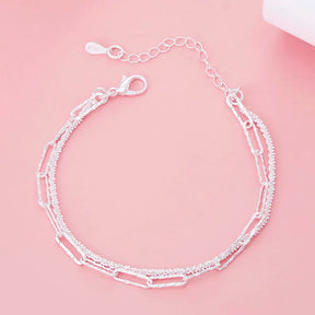 Pulseira de Prata 925 com Estrelas