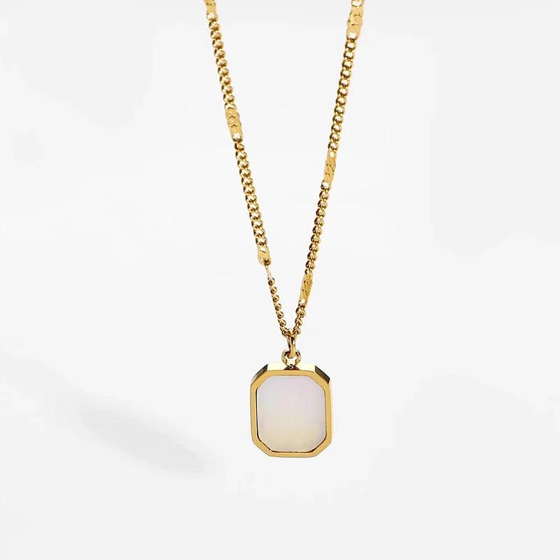 Colar Quadrado - Lux