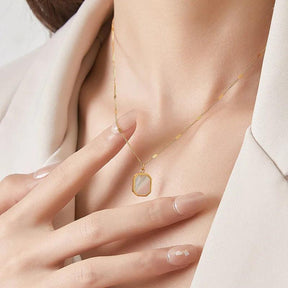 Colar Quadrado - Lux