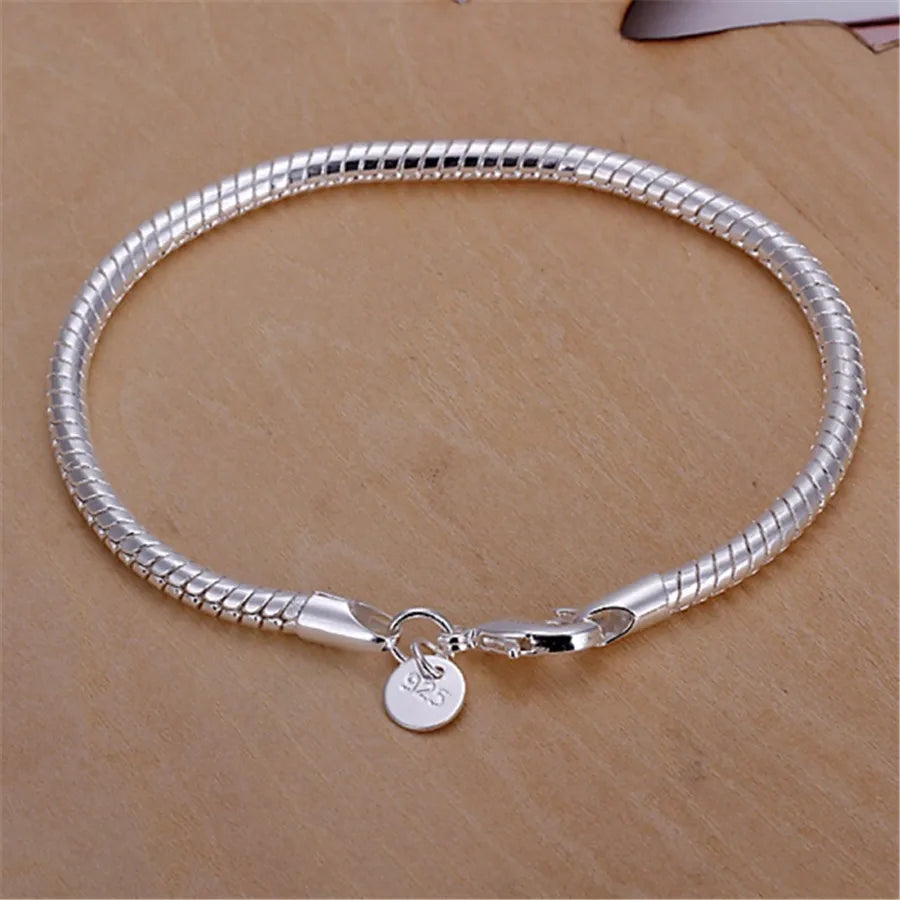 Pulseira de Prata 925 com Estrelas